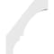 Ekena Millwork 4-in. W x 22-in. D x 28-in. H Balboa Architectural Grade PVC Knee Brace BRCP04X22X28BOA - alternate 4